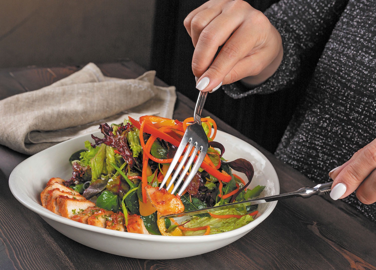 سالاد - رژیم لاغری فستیگ