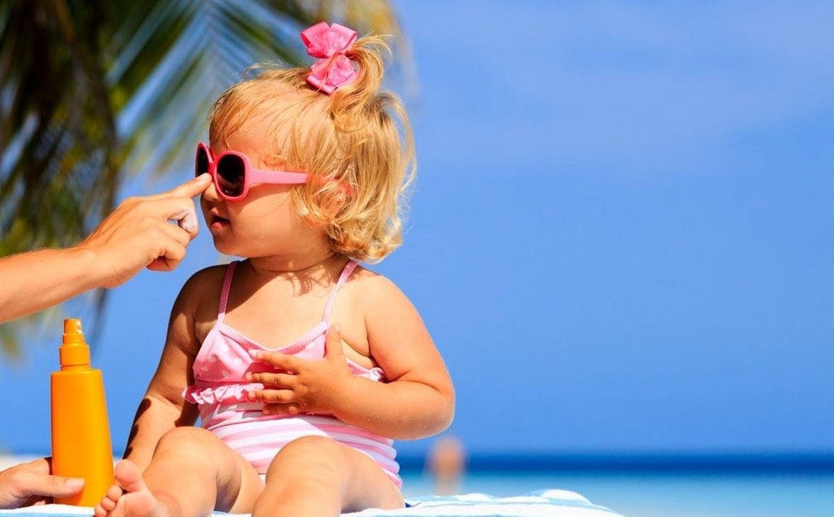 ضد آفتاب کودکان - برنزه كردن با آفتاب