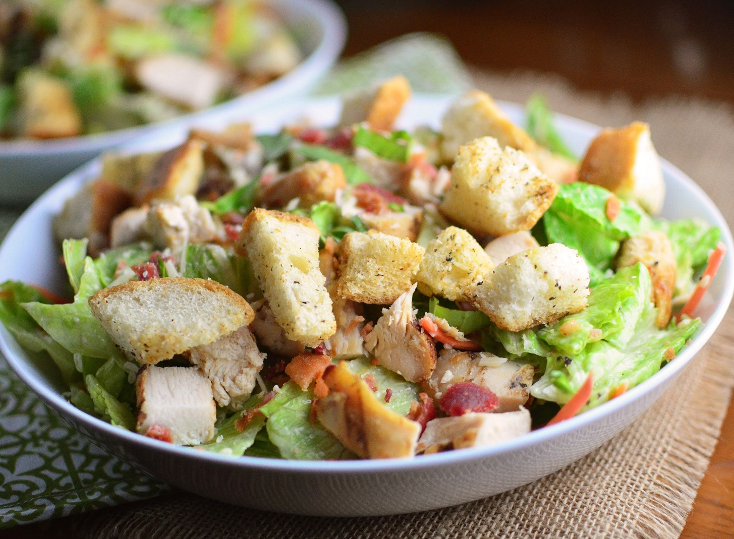 سالاد رژیمی با مرغ - غذای رژیمی با مرغ