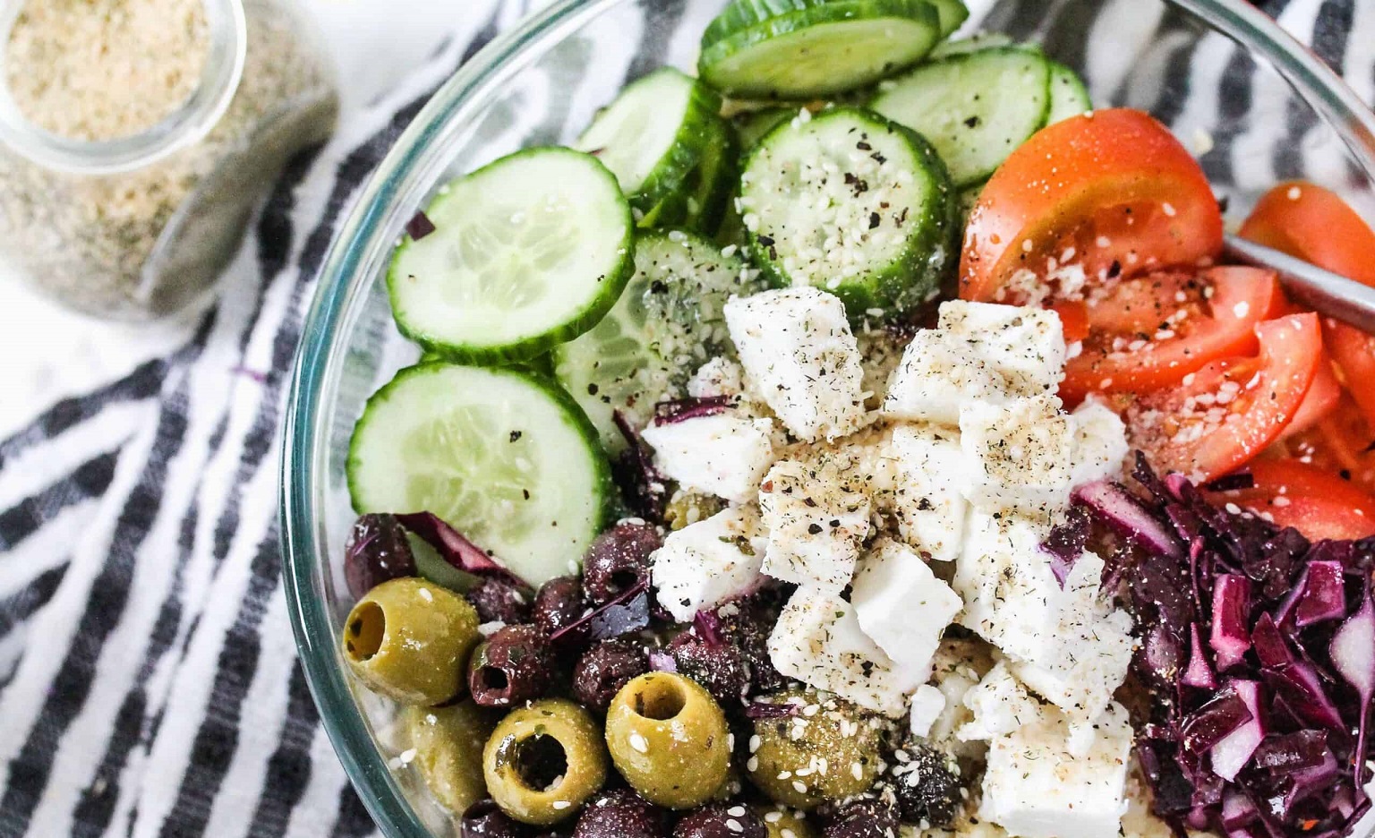 سالاد رژیمی - رژیم مدیترانه ای