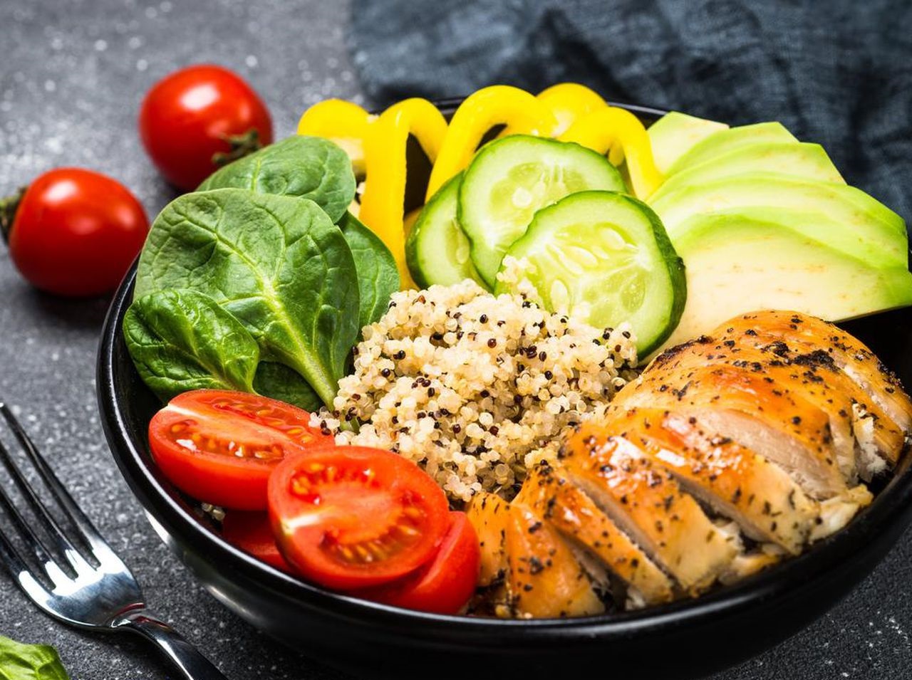 سالاد مرغ - رژیم کانادایی