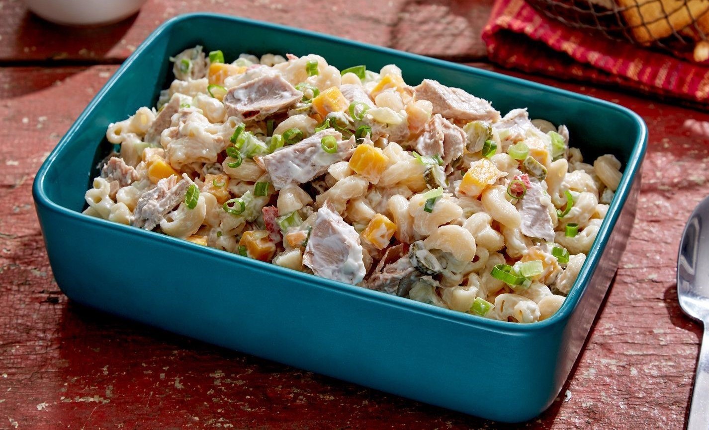 سالاد ماکارونی با سبزیجات - سالاد ماکارونی رژیمی