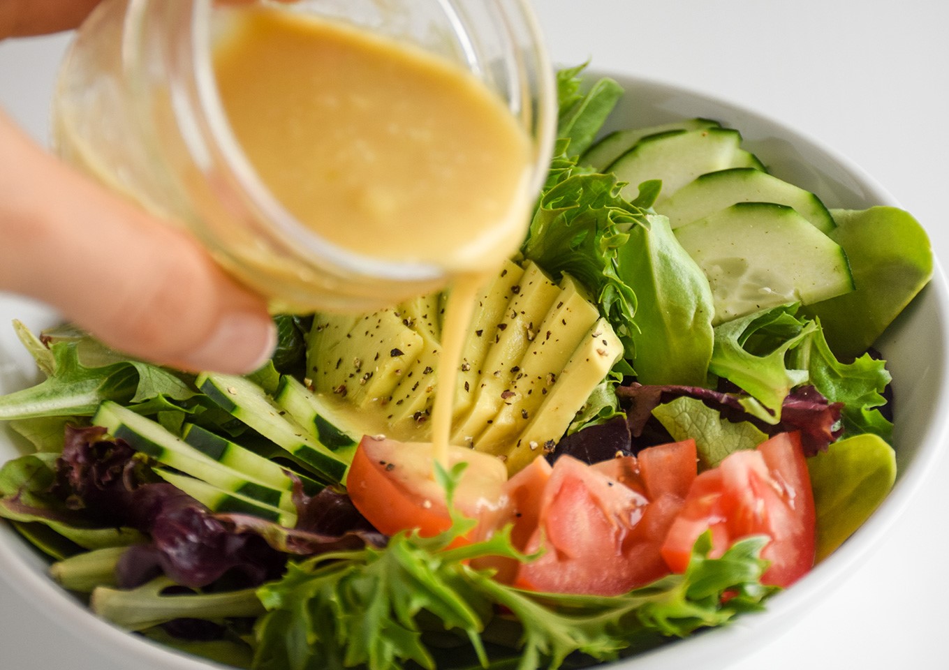 سس خردل رژیمی - سس رژیمی برای سالاد