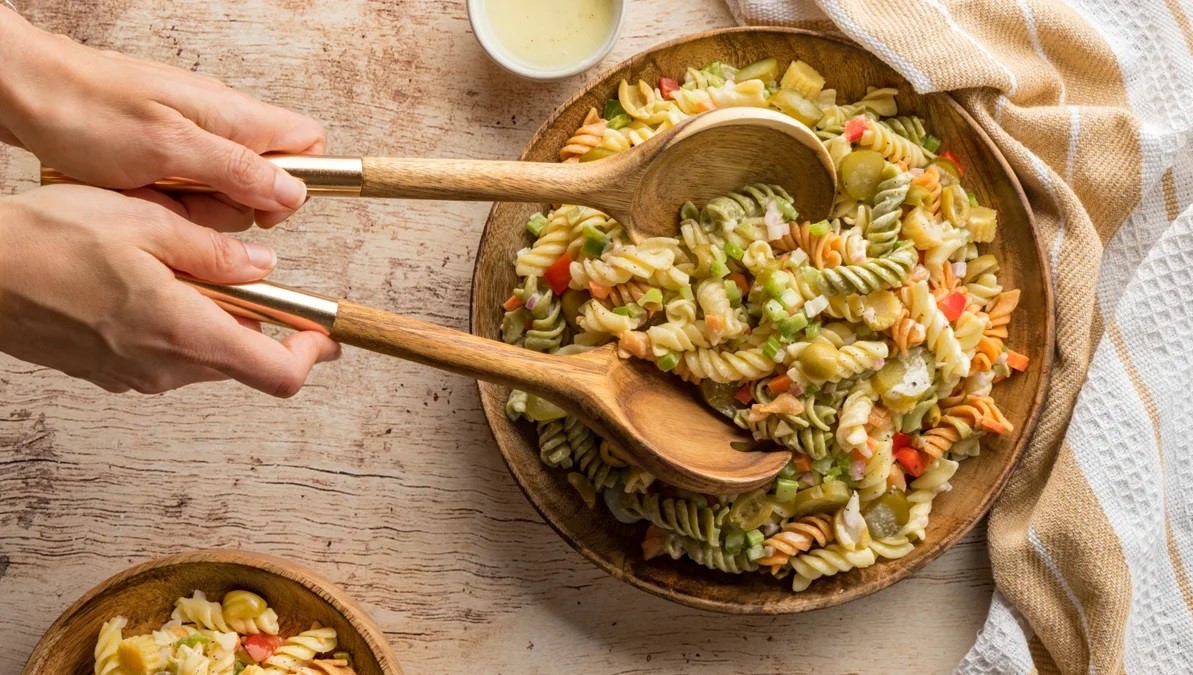 سالاد ماکارونی - سالاد ماکارونی رژیمی