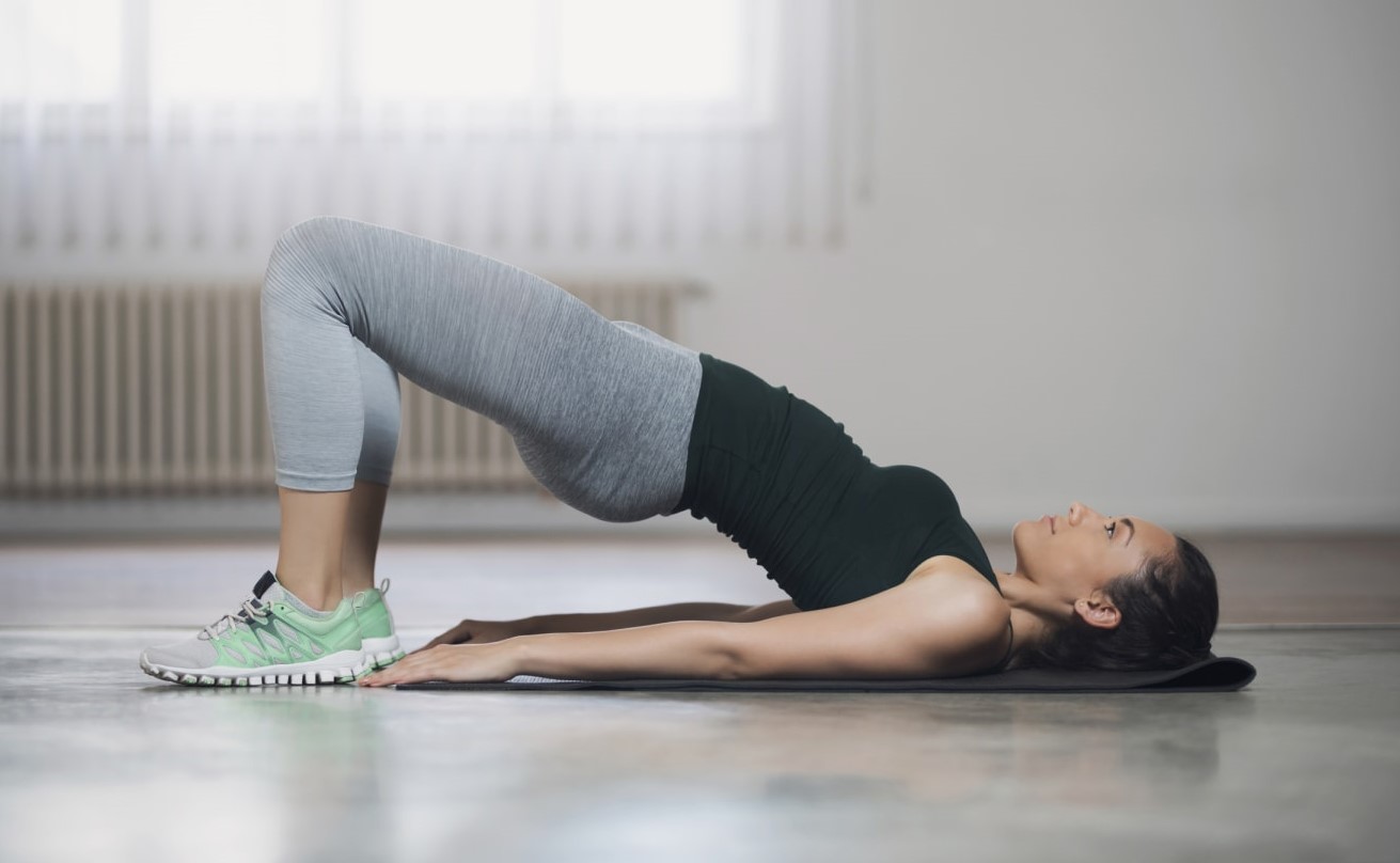 پل باسن - ورزش برای باسنی بزرگ در خانه