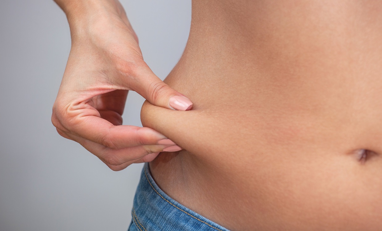 علت چاقی شکم در زنان - چاقی شکم در افراد لاغر