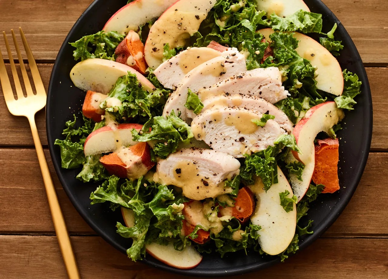 سالاد مرغ - انواع سالاد رژیمی