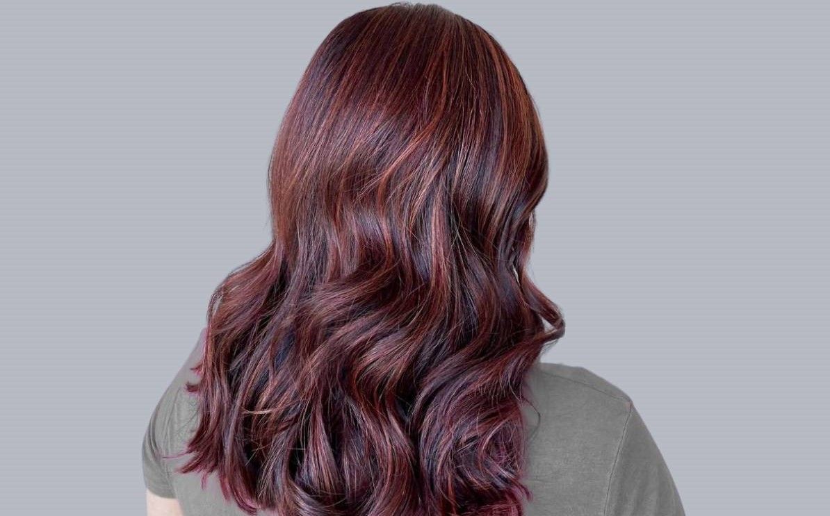 رنگ موی بنفش - رنگ مو برای پوست سبزه