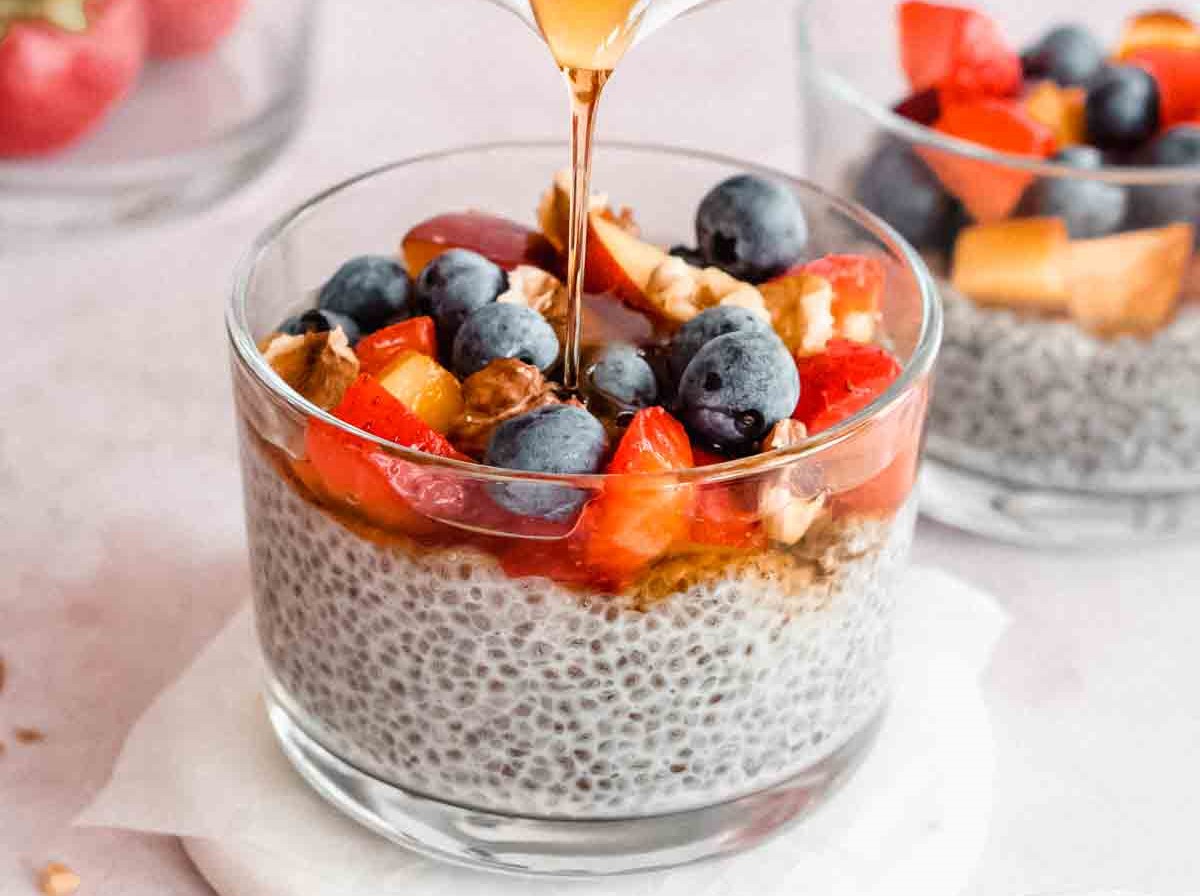 صبحانه با دانه چیا - صبحانه رژیمی بدون نان