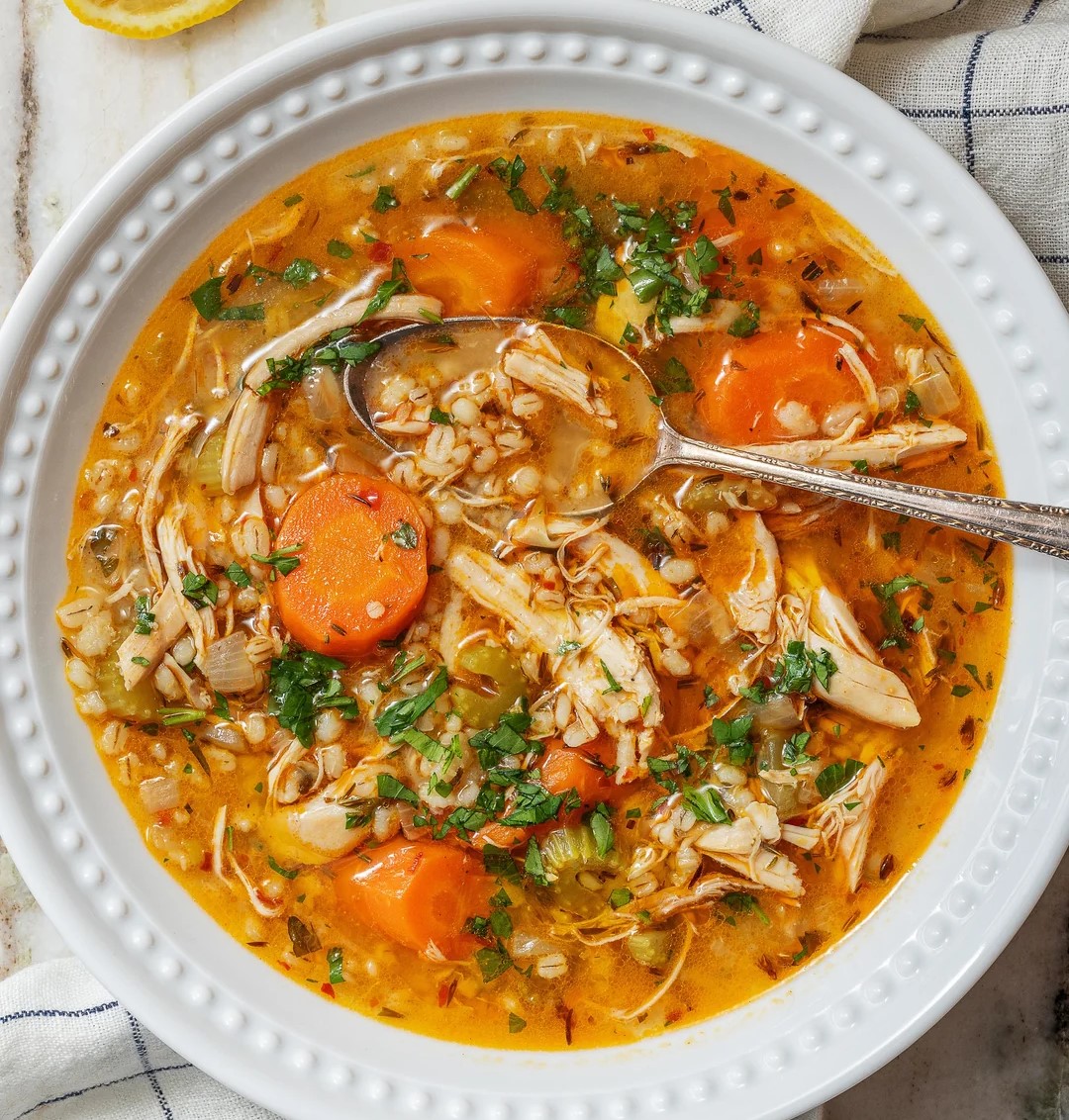 سوپ جو رژیمی - غذاهای رژیمی بدون نان و برنج