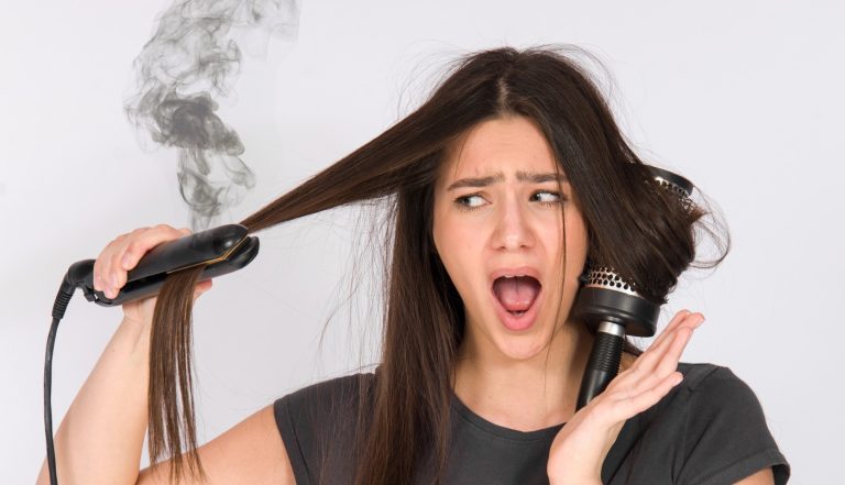 درمان موهای سوخته