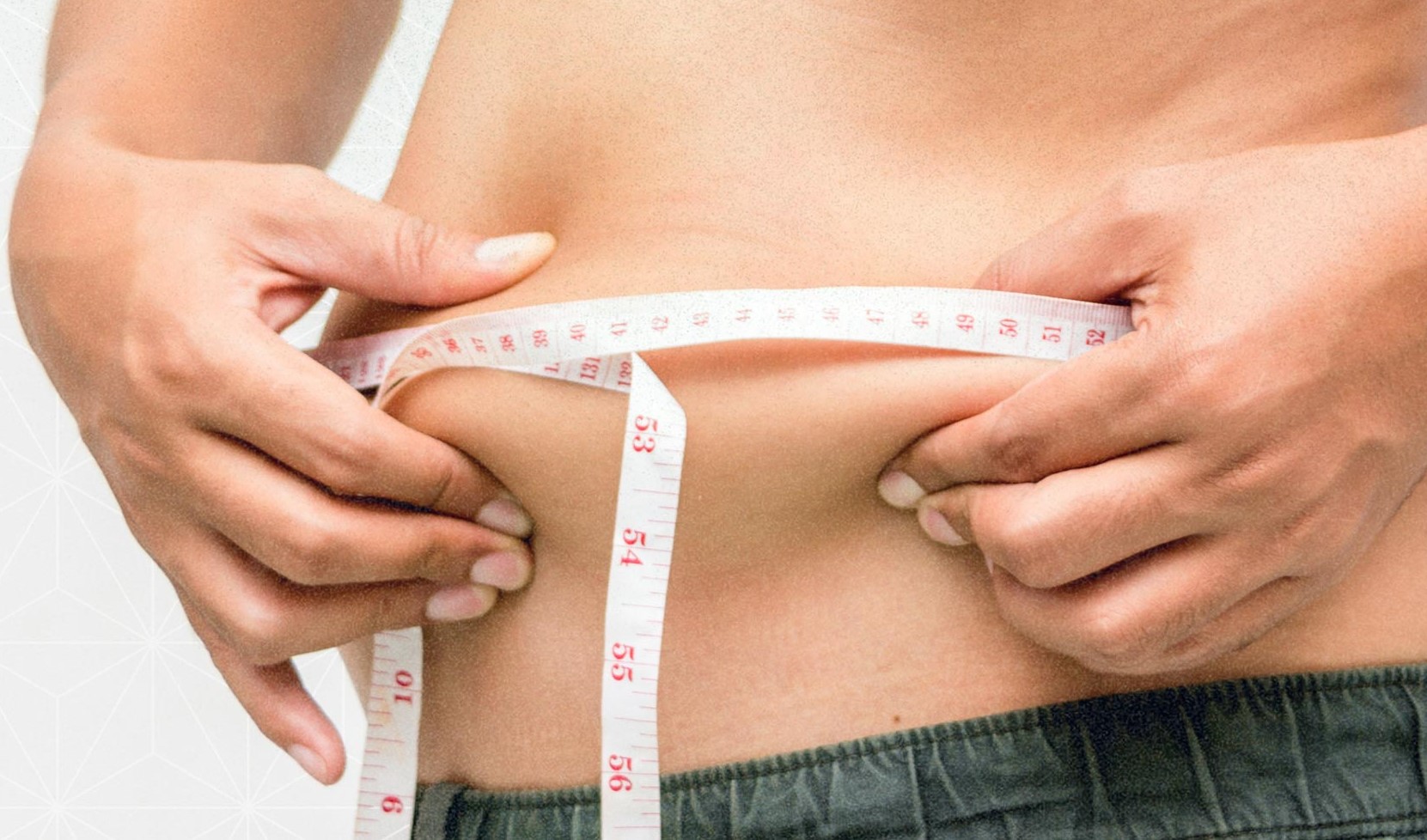 چاقی شکم زنانه - چاقی شکم در افراد لاغر