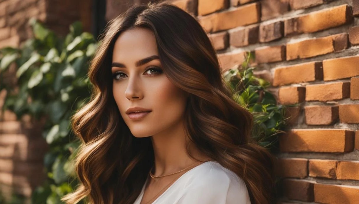 رنگ موی قهوه ای - رنگ مو برای پوست سبزه