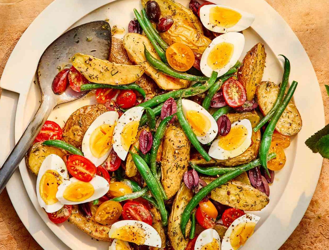 غذای رژیمی - رژیم تخم مرغ و سیب زمینی