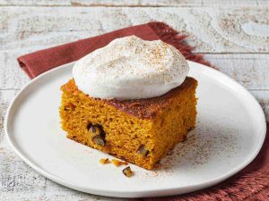 کیک کدو حلوایی رژیمی بدون شکر