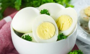 تخم مرغ آب پز برای لاغری