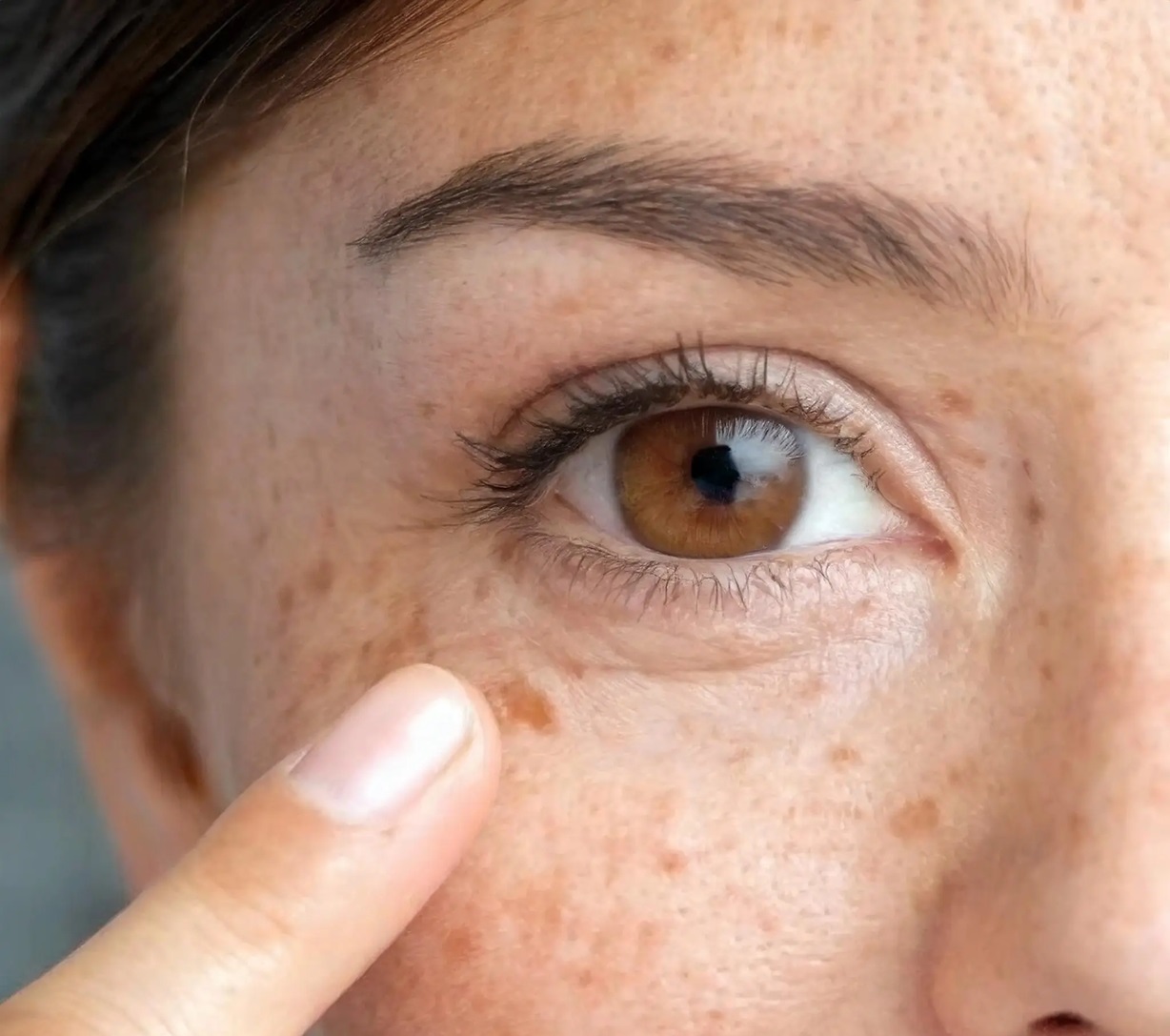 لک های قهوه ای روی گونه - درمان لک قهوه ای صورت