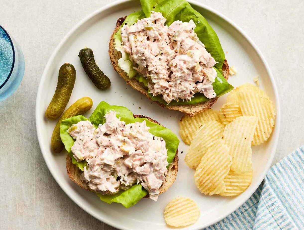 تن ماهی با سیب زمینی - غذای رژیمی با تن ماهی