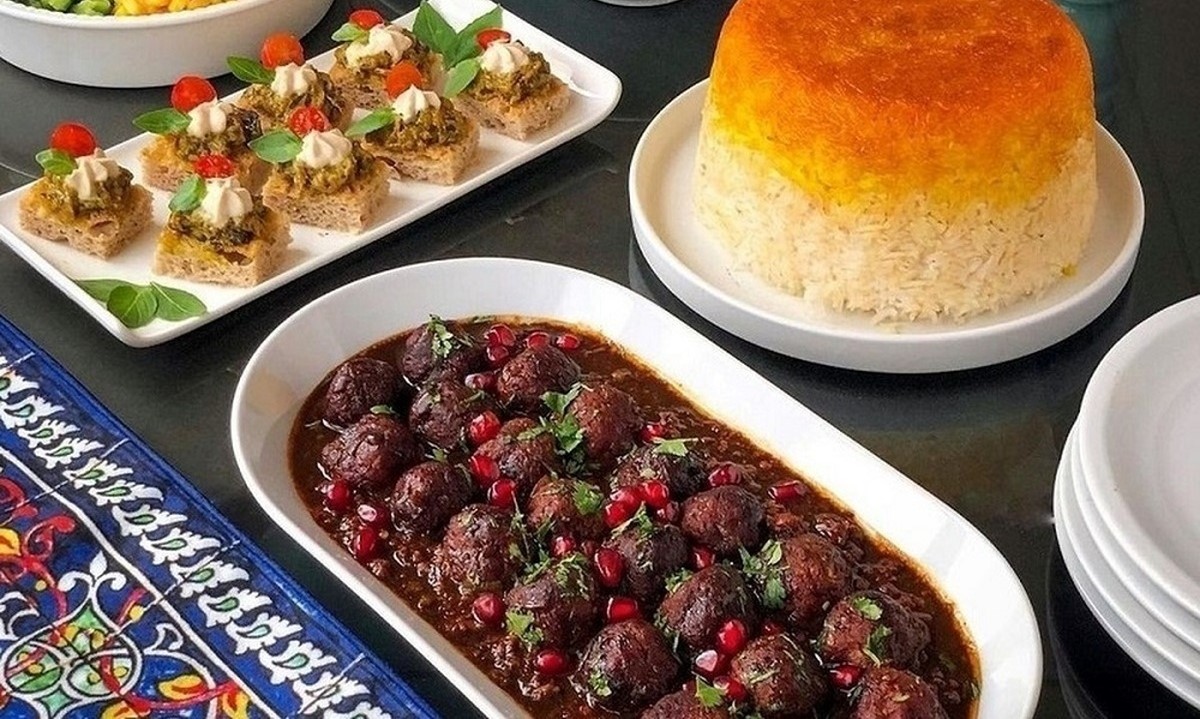اناربیج - غذا برای شب یلدا
