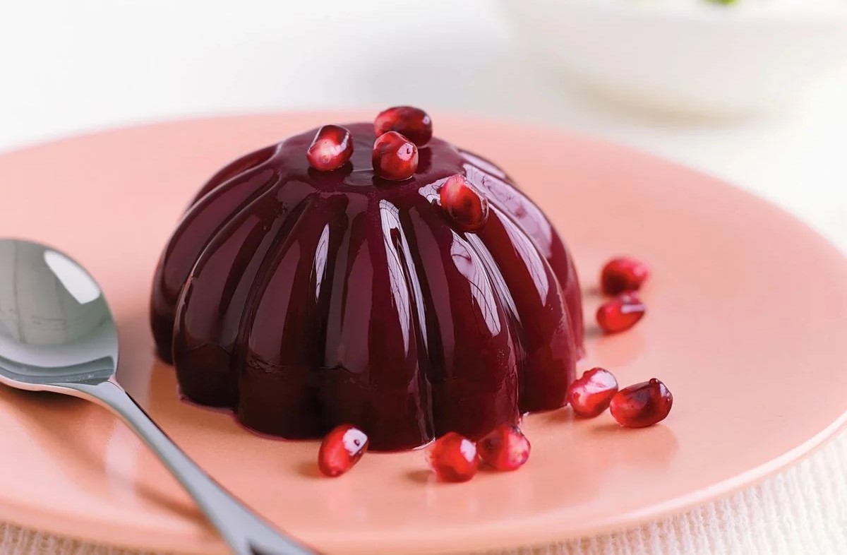 ژله انار - ژله رژیمی برای شب یلدا