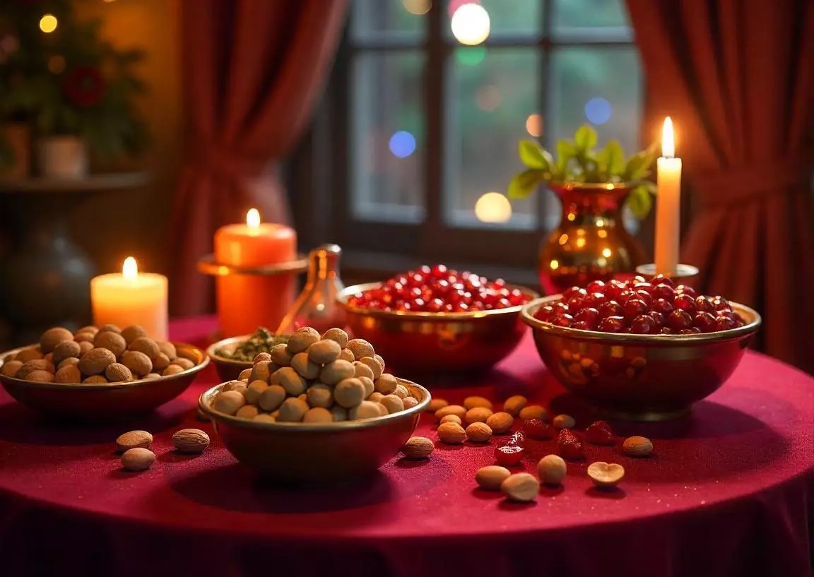 تزئین یلدایی - سفره شب یلدا