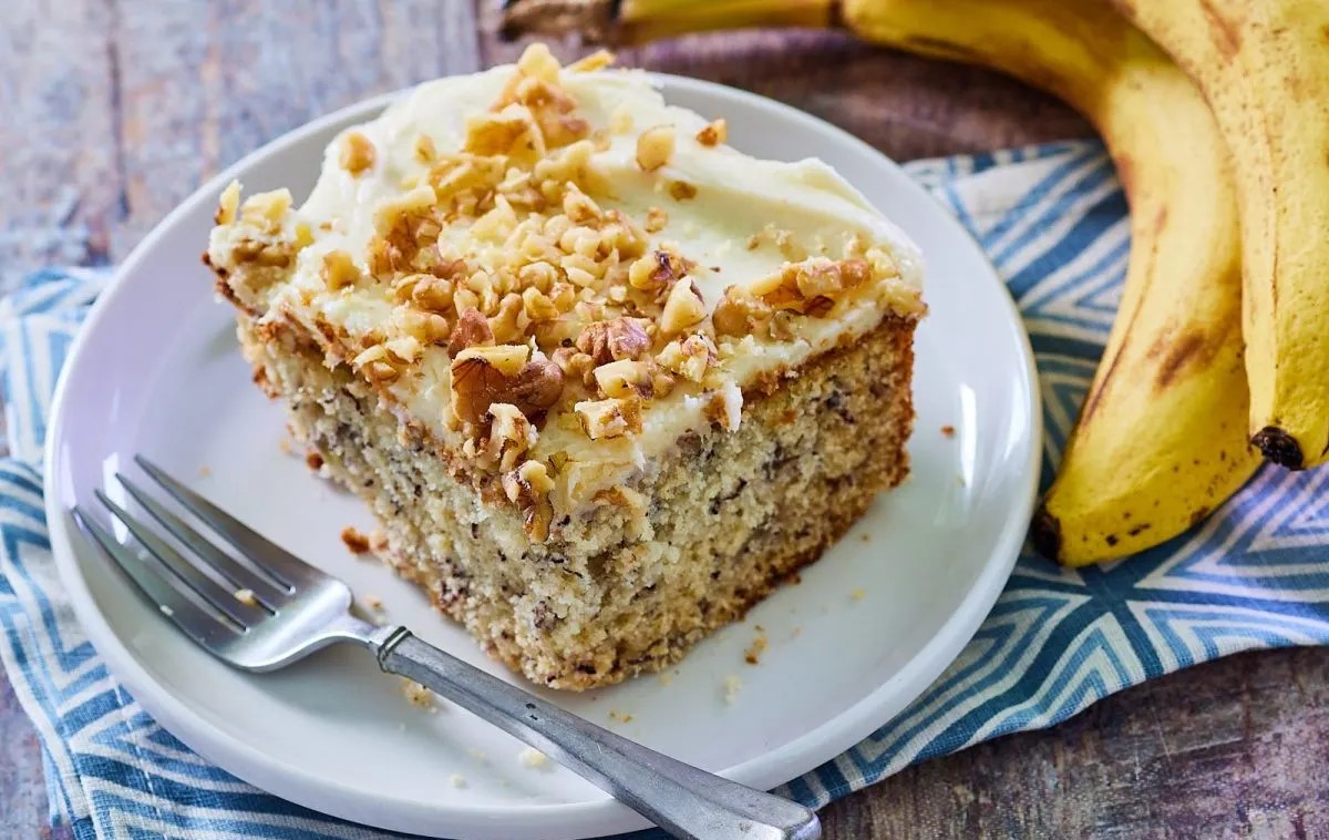 کیک رژیمی - کیک رژیمی با موز