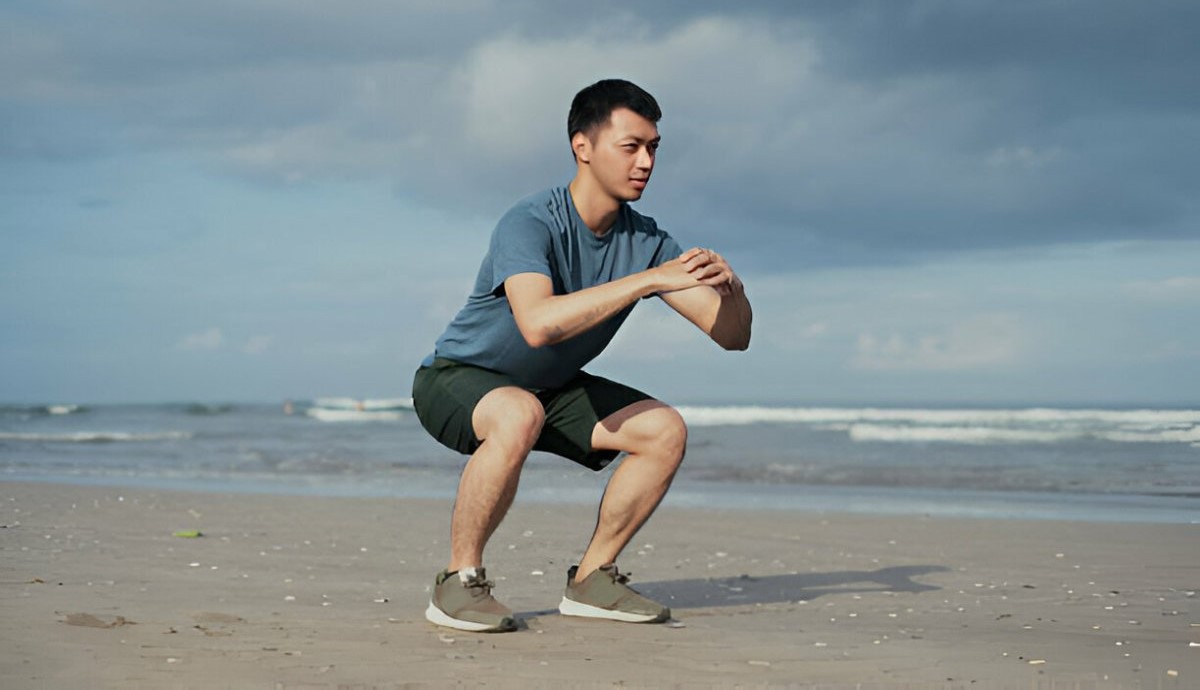 اسکوات درجا - لاغری ران