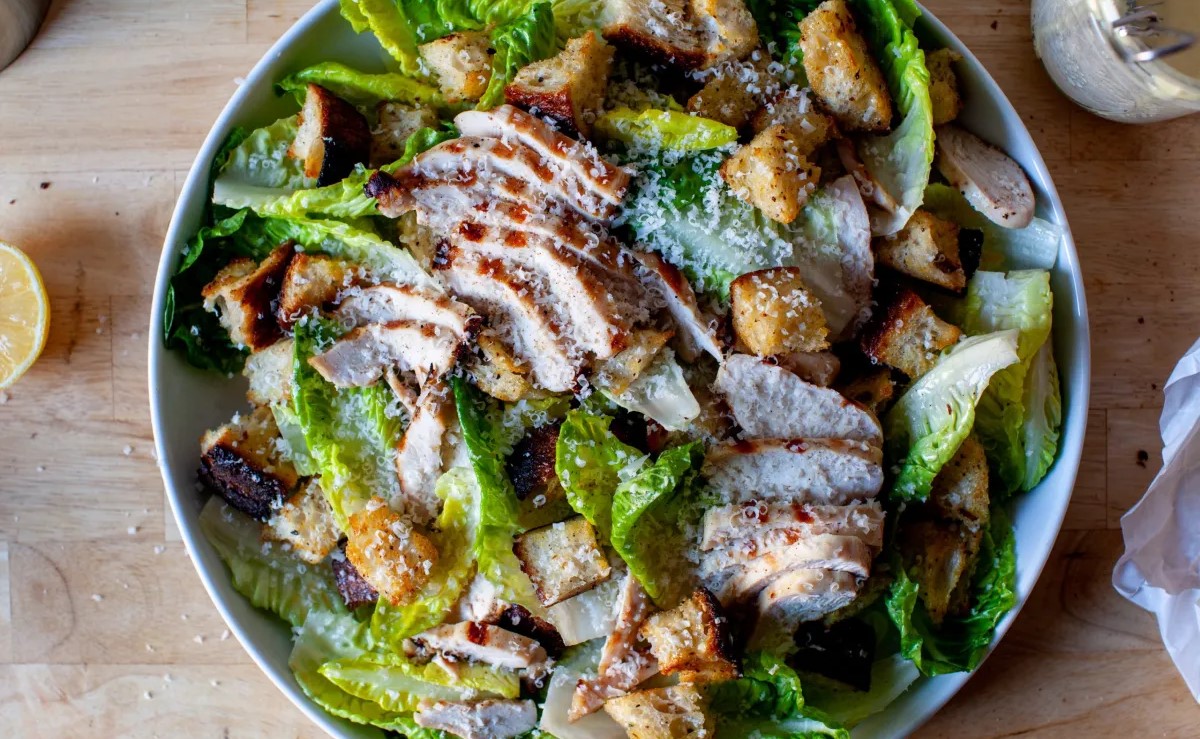 سالاد سزار - سالاد سزار رژیمی