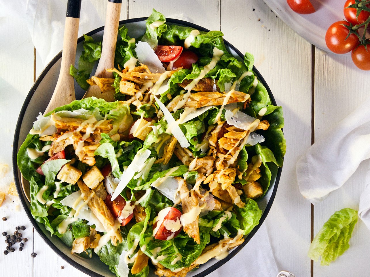 فواید سالاد سزار - سالاد سزار رژیمی