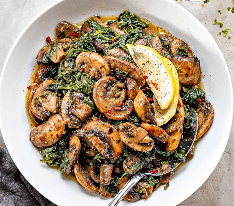 غذای رژیمی با قارچ