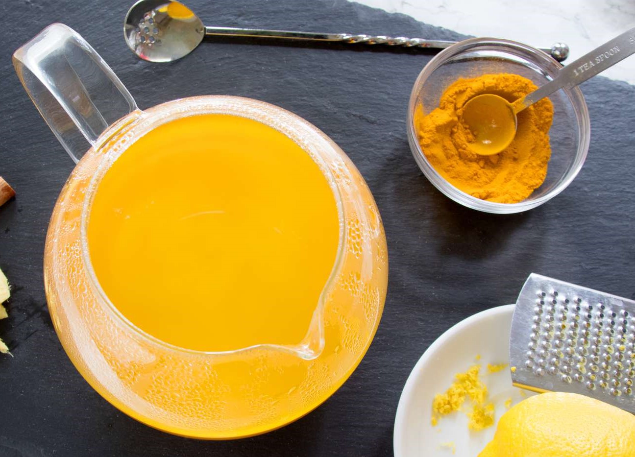 زردچوبه برای لاغری - کاهش وزن شکم در 5 روز با زردچوبه و چای