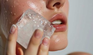 یخ برای منافذ باز پوست