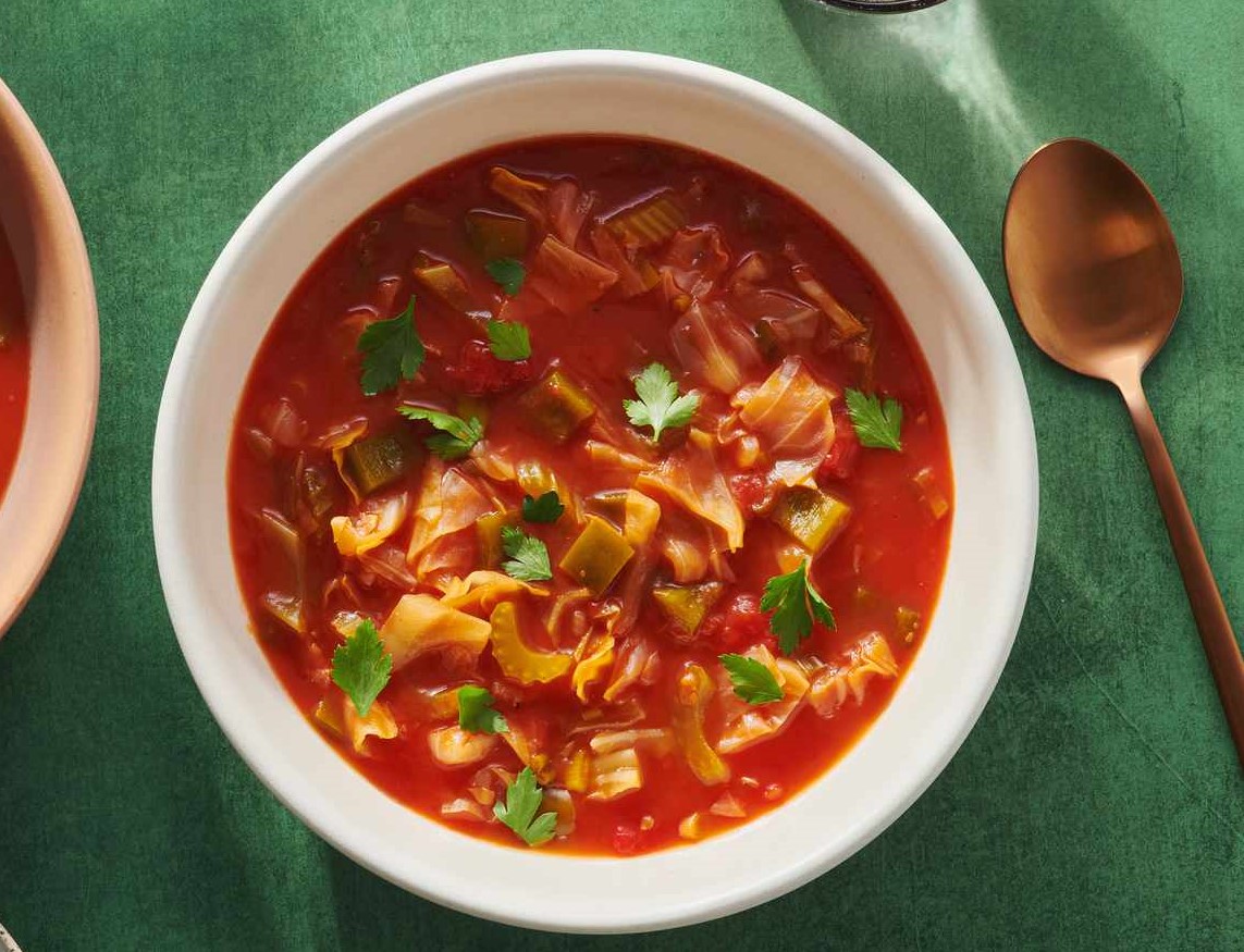 طرز تهیه سوپ کلم - رژیم سوپ کلم