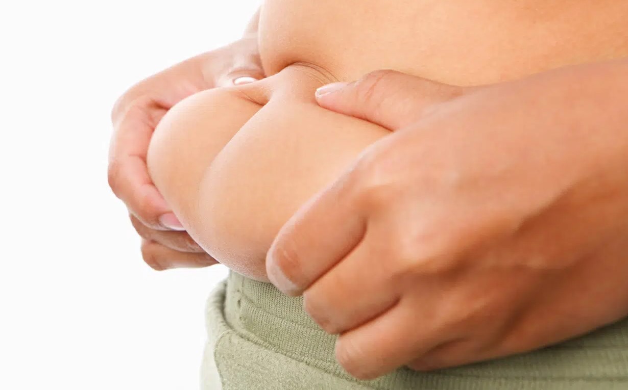 لاغری شکم - لاغری موضعی