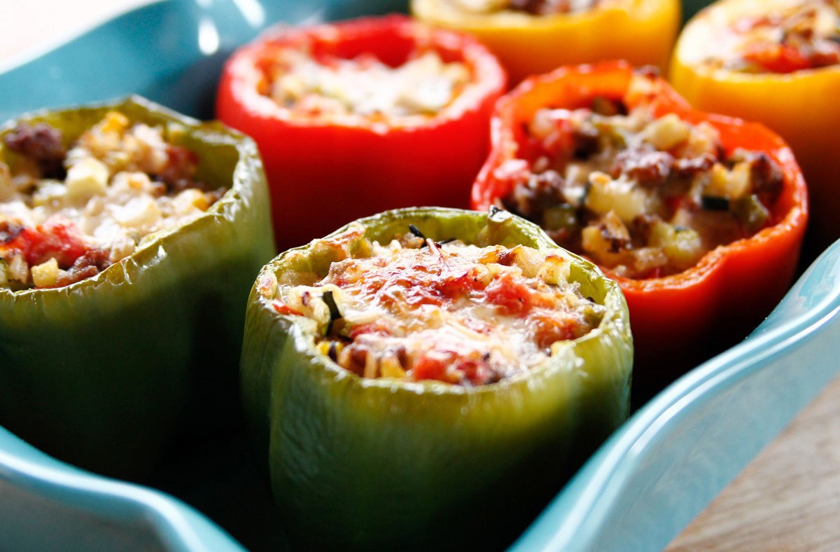 دلمه شکم پر - غذای رژیمی سریع و آسان