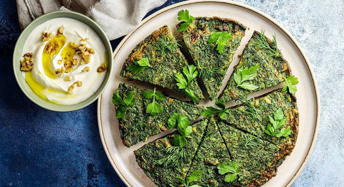 کوکو سبزی - غذای رژیمی سریع و آسان