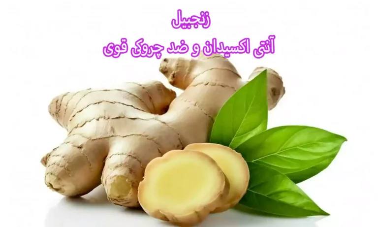 زنجبیل آنتی اکسیدان و ضد چروکی قوی