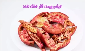 خواص پوست انار خشک شده