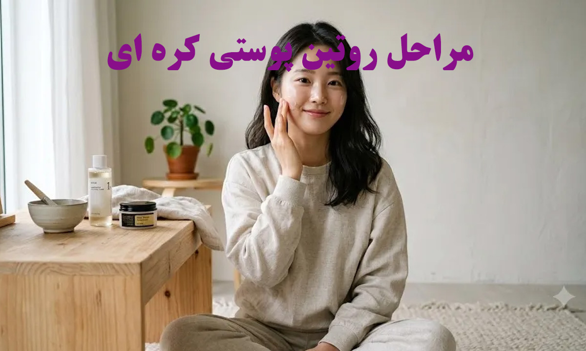 مراحل روتین پوستی کره ای
