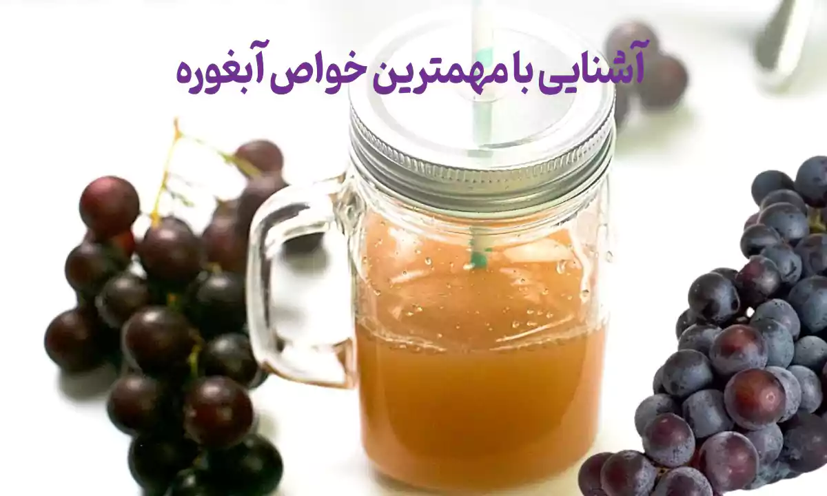 آشنایی با مهمترین خواص آبغوره