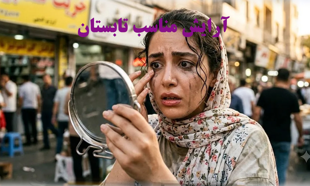 خراب شدن آرایش - روتین پوستی تابستان