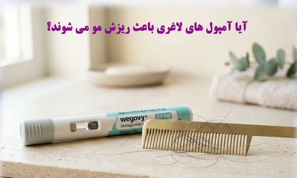 آیا آمپول های لاغری باعث ریزش مو می شوند؟