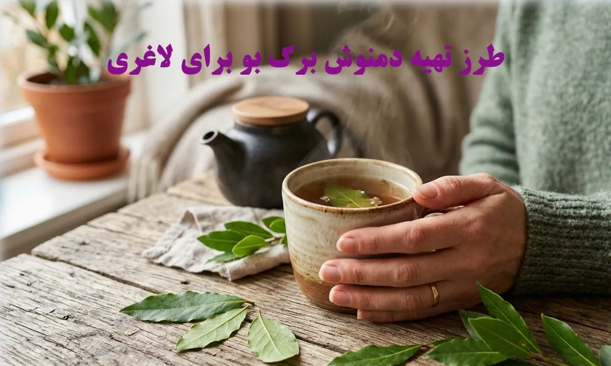 طرز تهیه دمنوش برگ بو برای لاغری