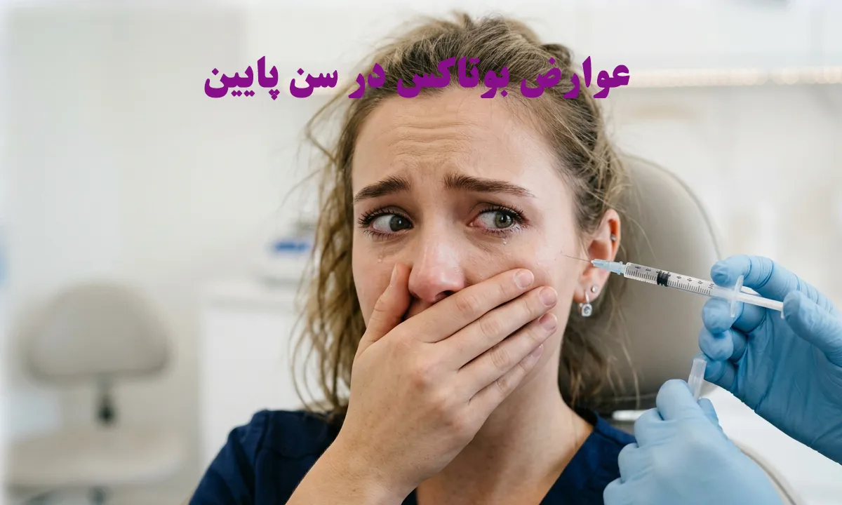 عوارض بوتاکس در سن پایین