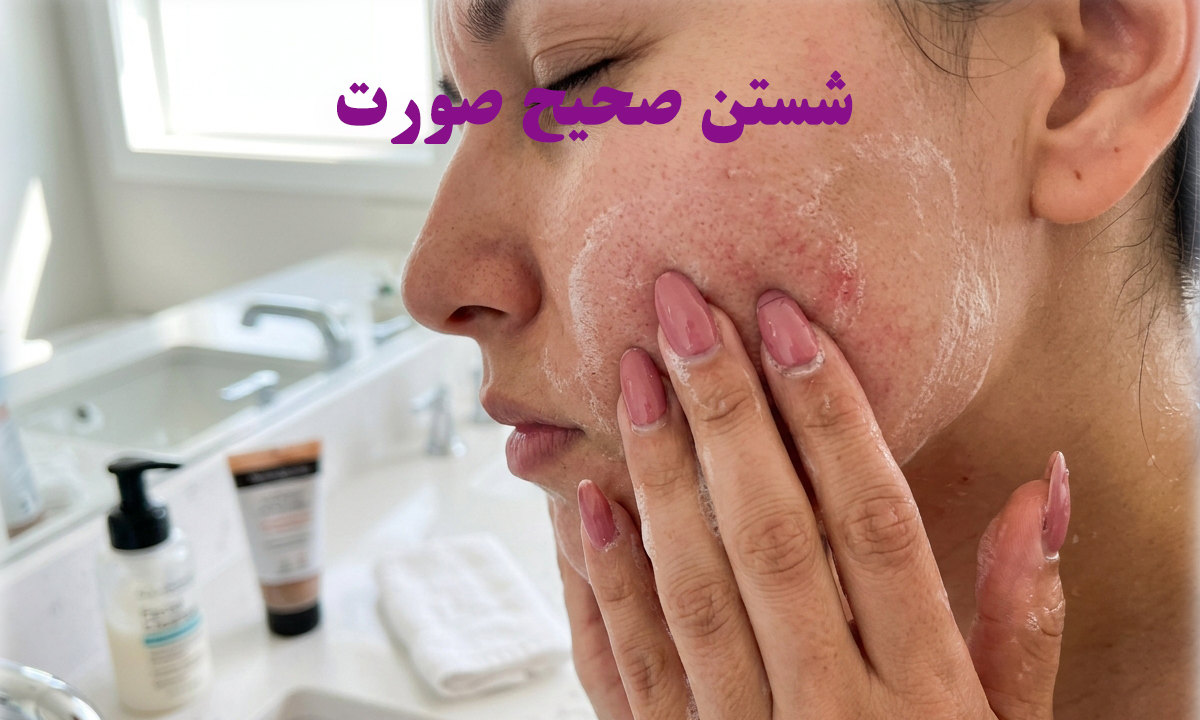 روش شستن صحیح صورت
