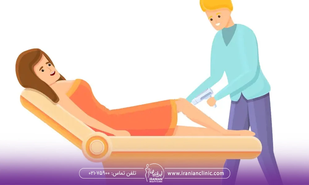 vector لیزر بدن زن