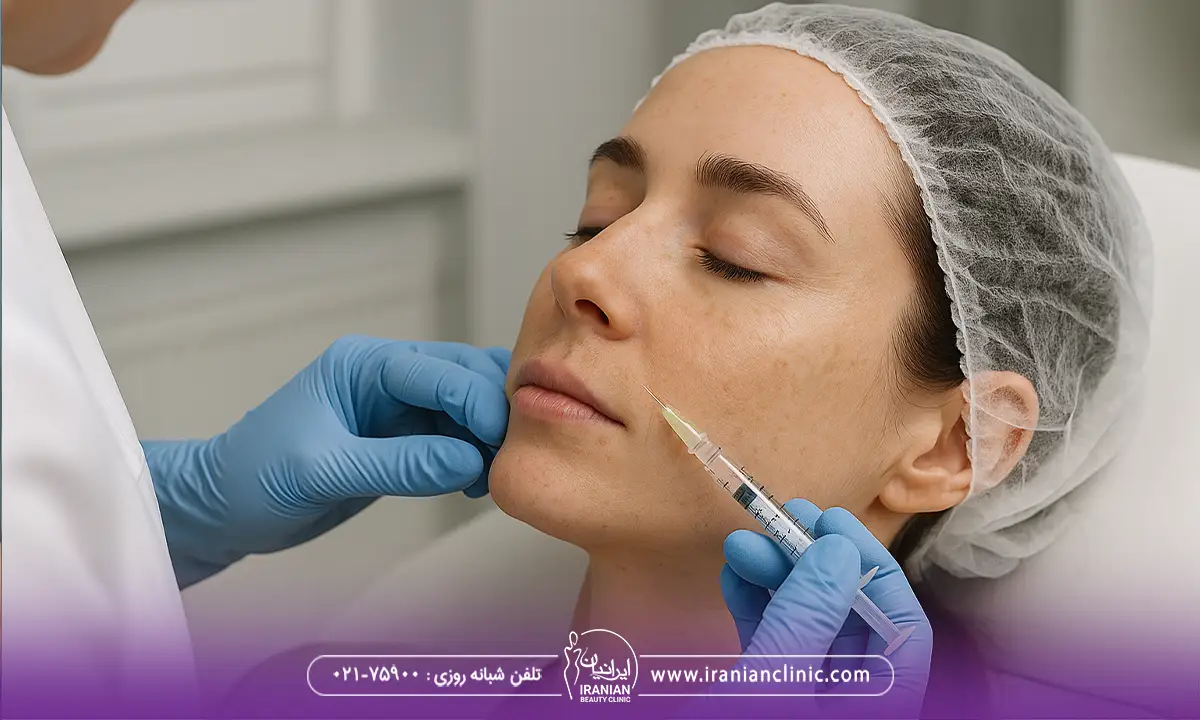 تزریق بوتاکس در گونه