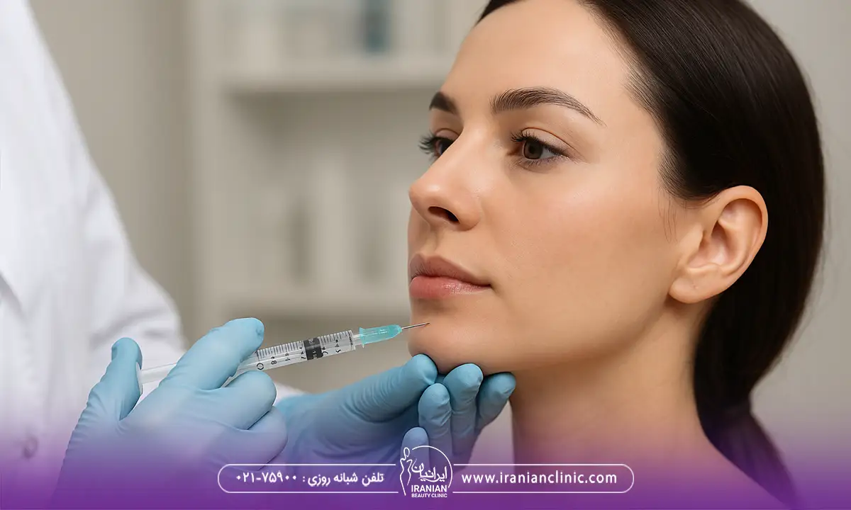 تزریق بوتاکس در چانه