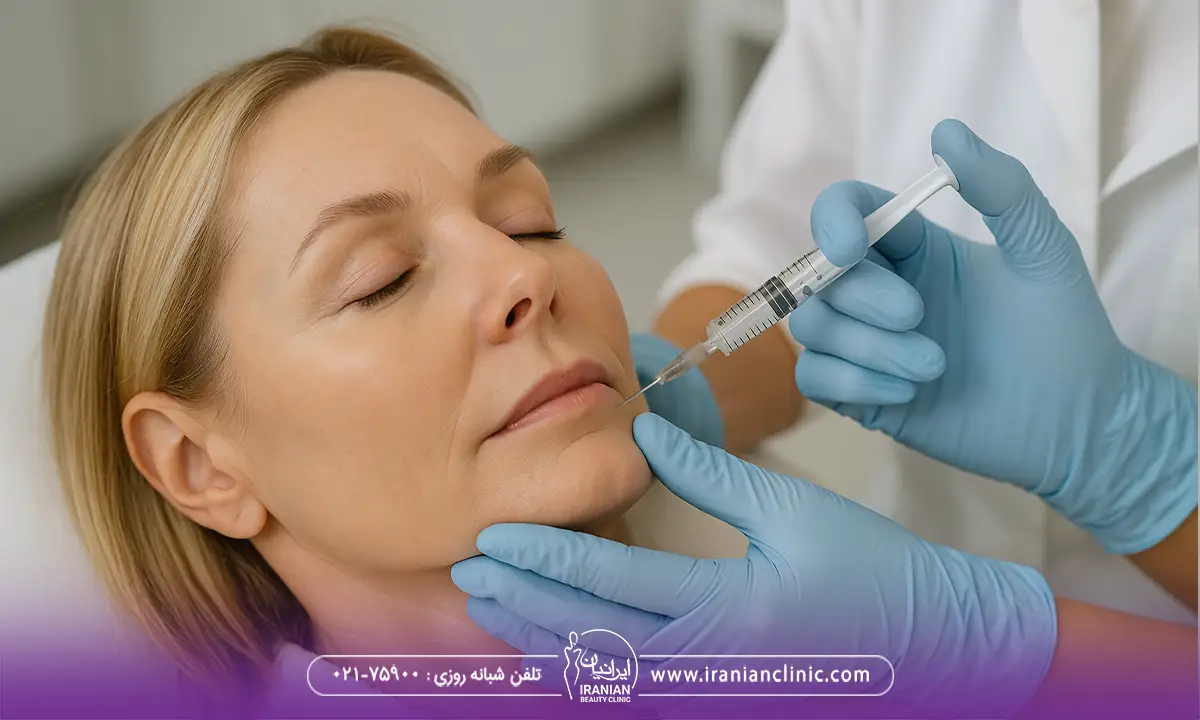 تزریق بوتاکس اطراف دهان