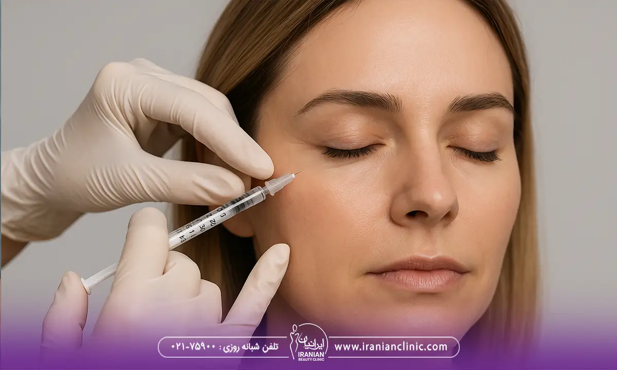 تزریق بوتاکس زیر چشم